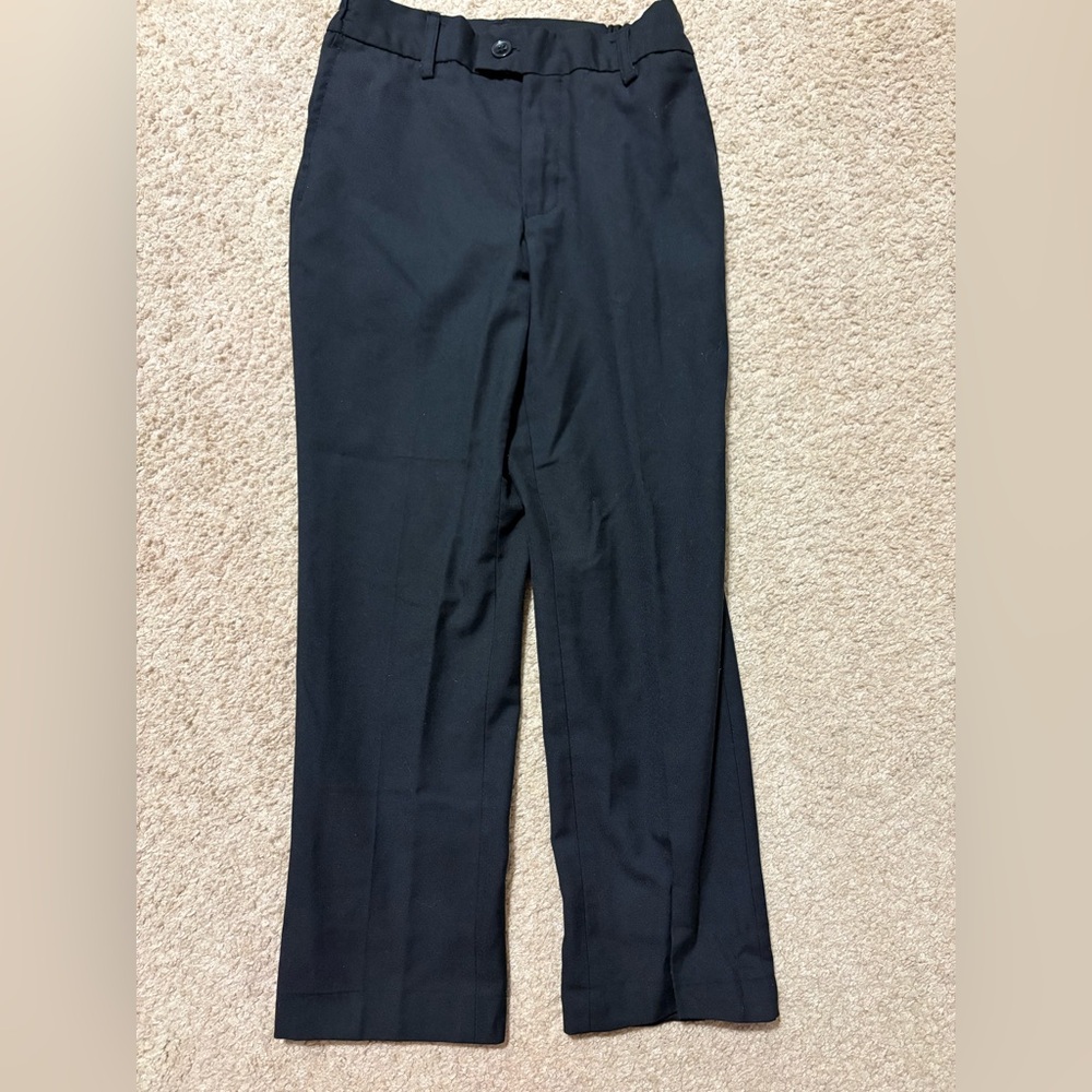 Classic boys Black Dress Pants, size 7, church, wedding, portraits
